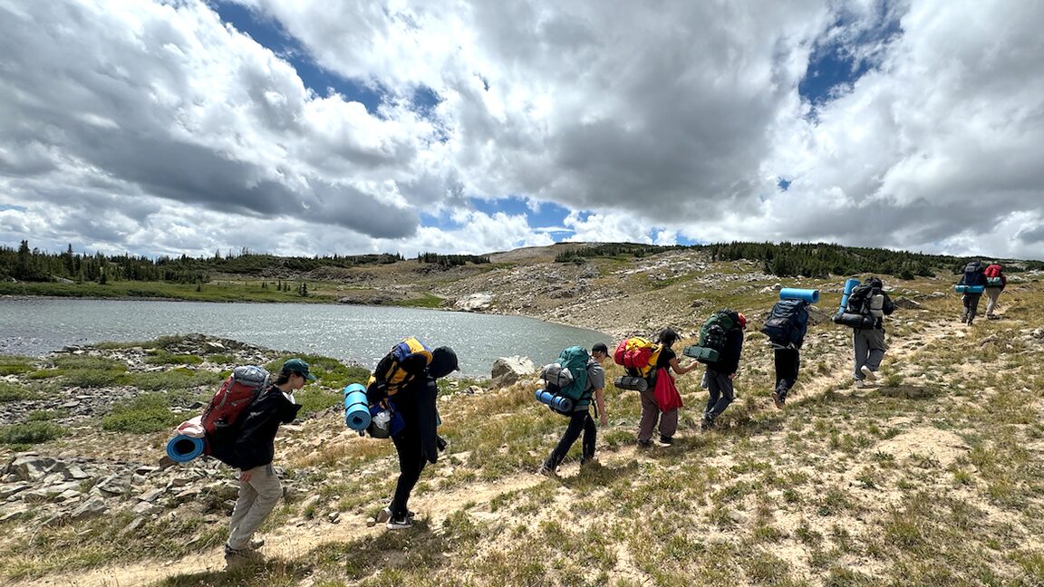 STUDENT BACKPACKERS EXPERIENCE REST IN NATURE